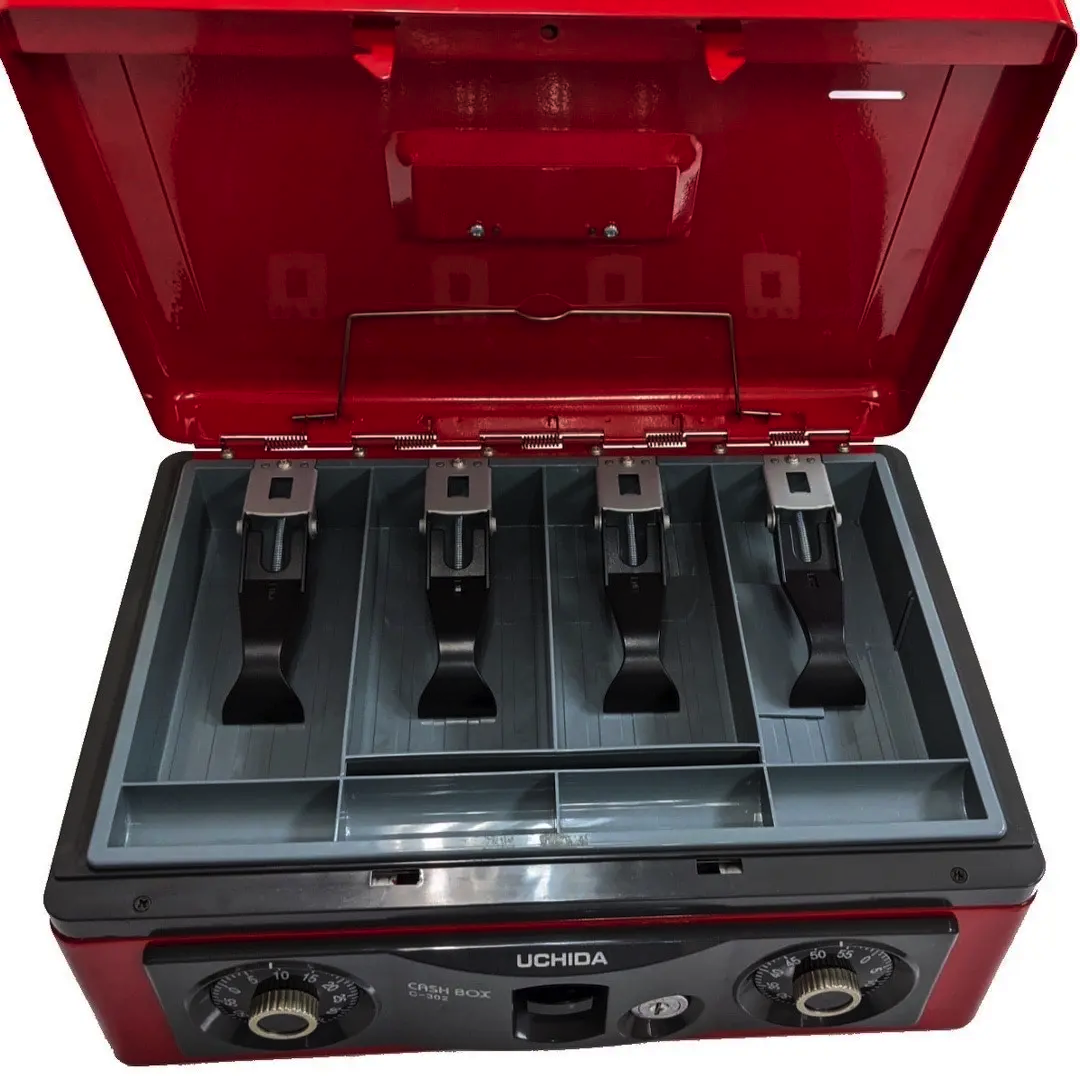 หีบเหล็กเก็บเงิน Uchida สำหรับร้านค้า งานแต่งงาน