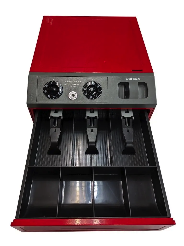 ลิ้นชักเก็บเงิน Uchida สำหรับร้านค้า ร้านอาหาร